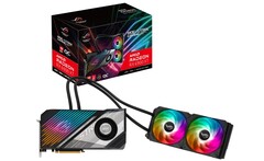 A Asus ROG Strix LC Radeon RX 6900 XT tem suporte nativo HDMI 2.1. (Fonte de imagem: Asus)