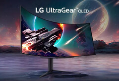 O preço do UltraGear OLED 45GS96QB é igual ao de seu irmão, apesar de conter E/S aprimorada. (Fonte da imagem: LG)