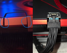 O conector 12VHPWR do ASUS ROG Matrix RX 5090 (fonte da imagem: r/Asus)