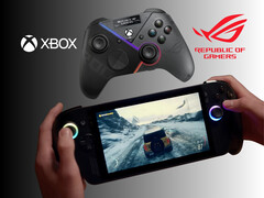 PC para jogos portátil Asus ROG Xbox Ally X e controle ROG Raikiri Pro (Fonte da imagem: Xbox Gaming, Asus, com edições)