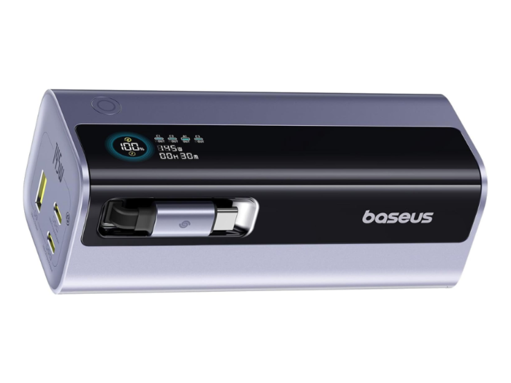 O Baseus Power Bank 145W 20.000mAh EnerGeek GR11 (Fonte da imagem: Baseus)