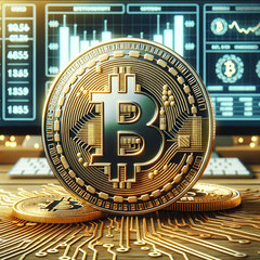 Bitcoin (imagem gerada por DALL-E 3)