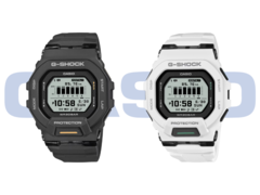 O Casio GBD-200-1A1JF (à esquerda) e o GBD-200-7JF (à direita), na foto. (Fonte da imagem: Casio - editado)