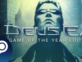 Arte da capa do videogame Deus Ex: Game of the Year Edition. (Fonte da imagem: GOG.com - Editado)