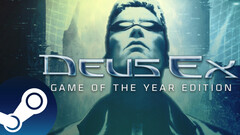 Arte da capa do videogame Deus Ex: Game of the Year Edition. (Fonte da imagem: GOG.com - Editado)