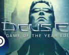 Arte da capa do videogame Deus Ex: Game of the Year Edition. (Fonte da imagem: GOG.com - Editado)