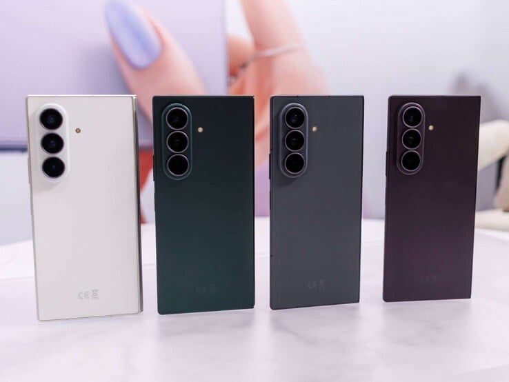Cores do Galaxy Z Fold 8 Ultra