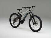 A bicicleta elétrica conceitual Honda e-MTB tem um quadro incomum com um braço oscilante (Fonte da imagem: Honda)