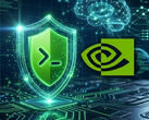 Logotipo do OpenShell ao lado do logotipo da Nvidia