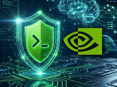 Logotipo do OpenShell ao lado do logotipo da Nvidia