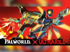 Uma captura de tela do anúncio do Palworld x Ultrakill (fonte da imagem: Palworld)