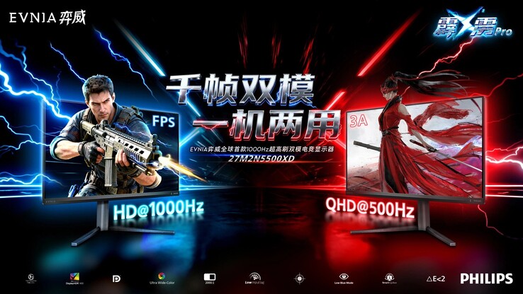 Destaques do Philips Evnia 27M2N5500XD. (Fonte da imagem: Philips via IT Home)