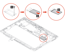 Lenovo ThinkPad X12 Destacável: SSD é modular