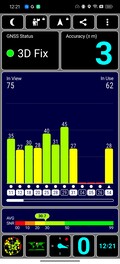 Recepção de GPS em ambientes externos