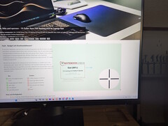 A Snipping Tool captura uma imagem do nosso site Notebookcheck