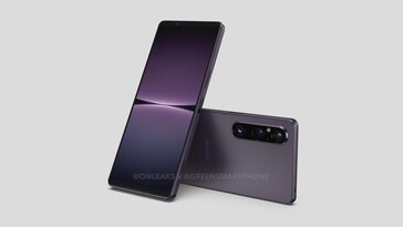 Xperia 1 V (Fonte de imagem: GreenSmartphones/@OnLeaks)