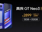 O novo GT Neo 3 de topo de gama (Fonte: Realme)