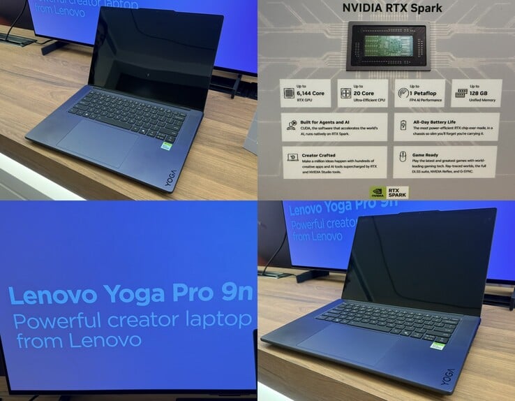 O Lenovo Yoga Pro 9n apresentado na Computex 2026. A Lenovo diz que é um laptop poderoso para criadores.
