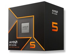 Embalagem da CPU AMD Ryzen 5 série 9000. (Fonte da imagem: AMD)