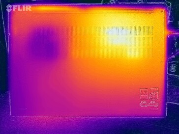 Teste de estresse de temperatura da superfície (parte inferior)
