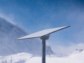 Um receptor Starlink em condições de neve (Fonte da imagem: SpaceX)