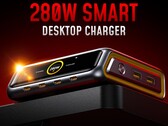 O carregador de mesa AOHi 280W GaN+ está sendo financiado por crowdfunding no Kickstarter. (Fonte da imagem: Kickstarter)