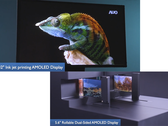 No que diz respeito aos grandes painéis OLED, a AUO poderia se tornar um concorrente sério da LG num futuro próximo. (Fonte de imagem: AUO)