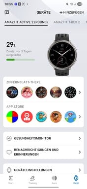 Aplicativo Amazfit Active 2