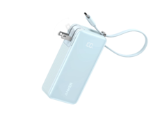 O Anker Power Bank (10K, Fusion, Built-In USB-C Cable) foi lançado nos EUA. (Fonte da imagem: Anker)