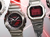 Os novos relógios G-Shock Fine Metallic da Casio têm mostradores vermelhos