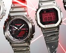 Os novos relógios G-Shock Fine Metallic da Casio têm mostradores vermelhos