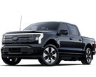 Na foto, o Ford F-150 Lightning em um fundo branco. (Fonte da imagem: Ford)