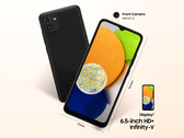 A Samsung divulgou parcialmente o site Galaxy A03. (Fonte da imagem: Samsung)