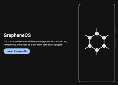 O GrapheneOS foi projetado especificamente para limitar o rastreamento de dados do Google, mas pode ser usado sem ativar nenhum serviço do Google Play (Fonte: Graphene OS)