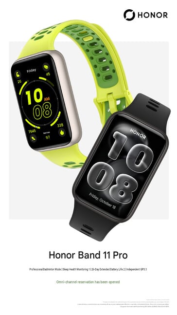 Teaser do Honor Band 11 Pro (traduzido automaticamente)