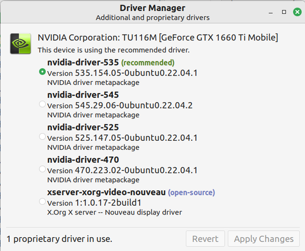 Seja no Mint ou no Ubuntu, o senhor precisará instalar um driver gráfico compatível, pois alguns funcionam melhor do que outros. (Fonte: Notebookcheck)