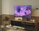 A Arca Odyssey da Samsung pode ser pivotada para criar uma experiência de visualização vertical. (Fonte da imagem: Samsung)