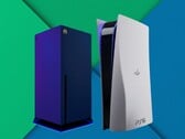 Maquete das consolas do Projeto Helix e da PS6 exibida