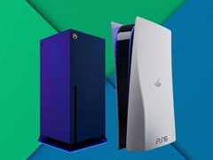 Maquete das consolas do Projeto Helix e da PS6 exibida