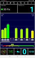 Recepção GPS ao ar livre