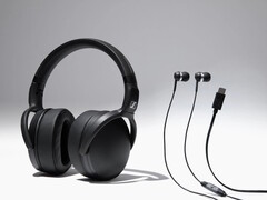 Os fones de ouvido Sennheiser HD-400U (esquerda) e CX-80U (direita) se conectam a dispositivos com portas USB-C. (Fonte da imagem: Sennheiser)