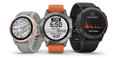 A série Garmin Fenix 6 recebeu dois beta construídos no mesmo número de dias. (Fonte da imagem: Garmin)