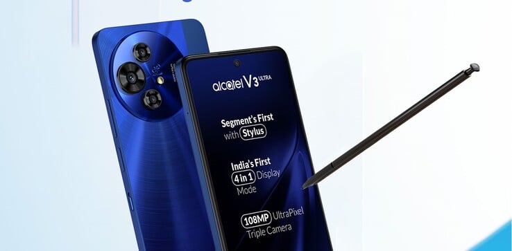O uso com uma caneta stylus é possível. (Fonte da imagem: Alcatel)
