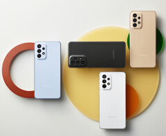 O Galaxy A33 5G estará disponível a partir do próximo mês, em quatro cores. (Fonte da imagem: Samsung)