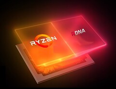Parece que a AMD afinal não está pulando o RDNA1 para iGPUs. (Fonte de imagem: principalmente AMD ;) )