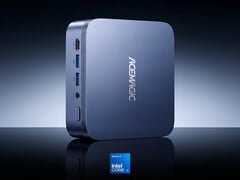 O Kron K5 é equipado com o processador Intel Core 5 320. Na foto: uma imagem promocional que mostra o design do mini PC.