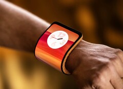 A Motorola desenvolveu um smartphone conceito que pode funcionar como um smartwatch. (Fonte da imagem: Lenovo)