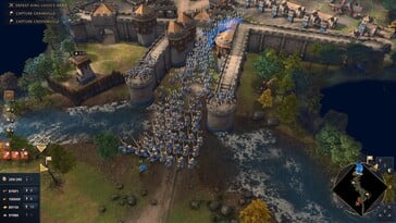Na foto: Uma captura de tela do jogo Age of Empires IV: Anniversary Edition.