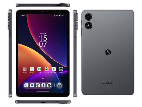 O Alldocube iPlay Mini 4 possui um corpo metálico.