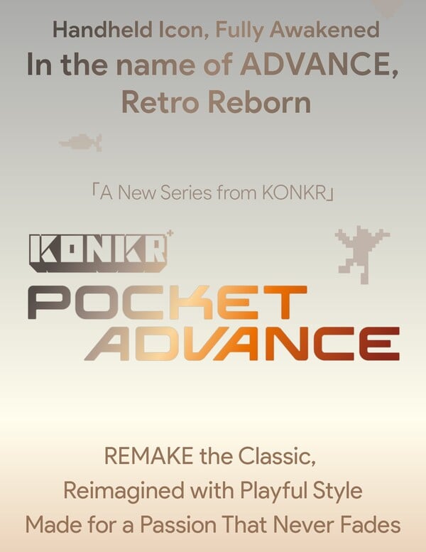 O Pocket Advance será lançado sob a submarca Konkr da Ayaneo.